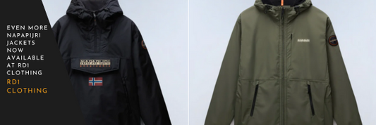 Even More Napapijri Jackets Now Available at RD1 Clothing