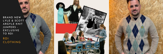 Brand New Lyle & Scott Argyle Knit Jumpers – Exclusively at RD1 Clothing