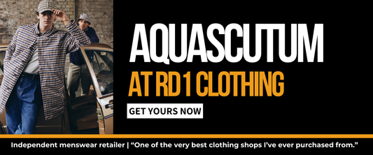 Aquascutum Jackets in at RD1 Clothing - Trench, Harrington & Mac Coats