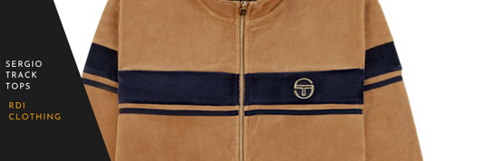 Sergio Tacchini Damarindo Track Top - Almond/Maritime Blue
