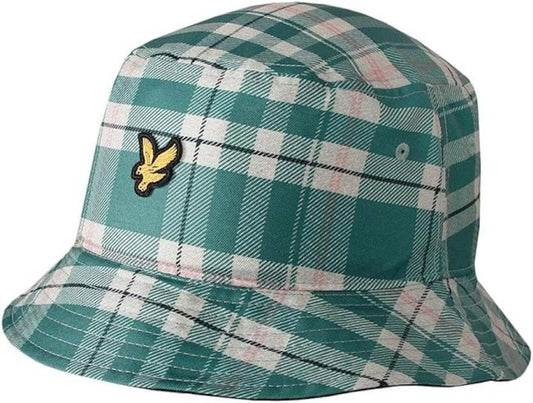 Lyle & Scott Tartan Bucket Hat Everglade - RD1 Clothing
