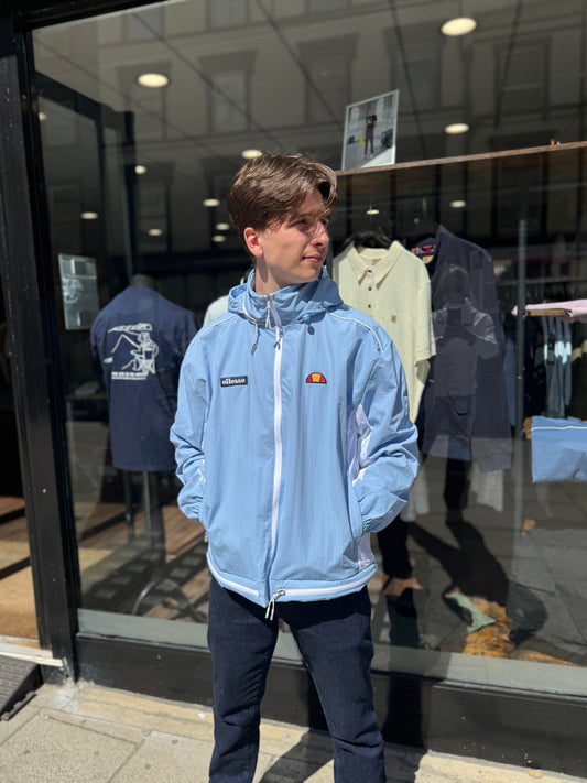 Ellesse Gandini FZ Jacket In Light Blue