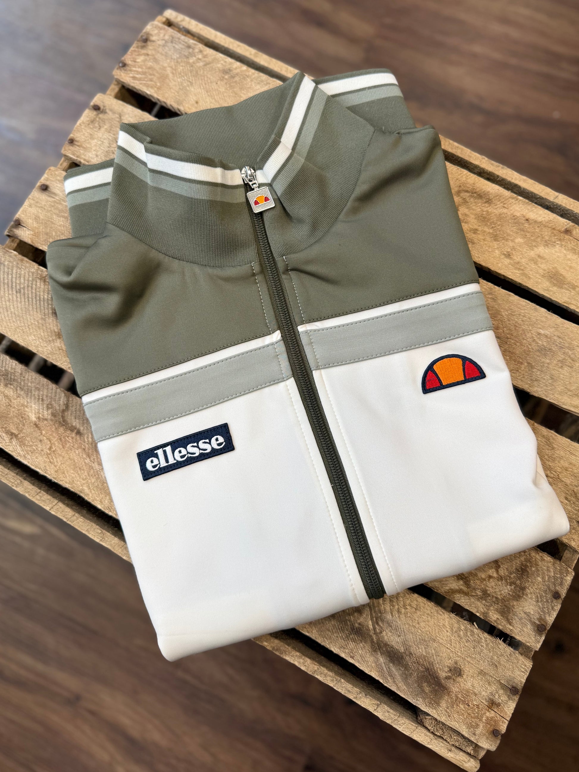 Ellesse Vignola Track Top Off White/Khaki - RD1 Clothing