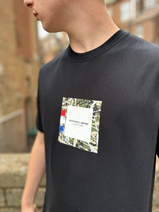 Marshall Artist Adored Box Logo T-Shirt Black - RD1 Clothing