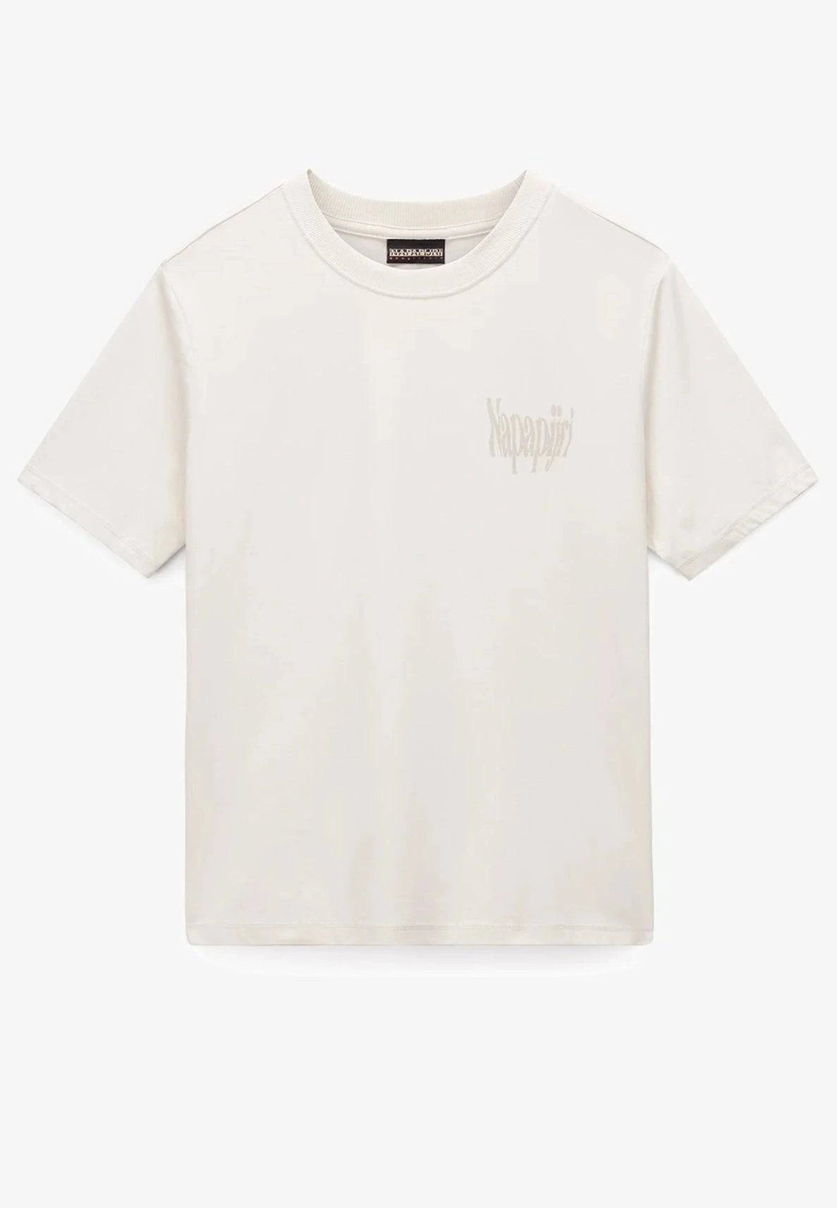 Napapijri S-Turrach T-Shirt Ecru - RD1 Clothing