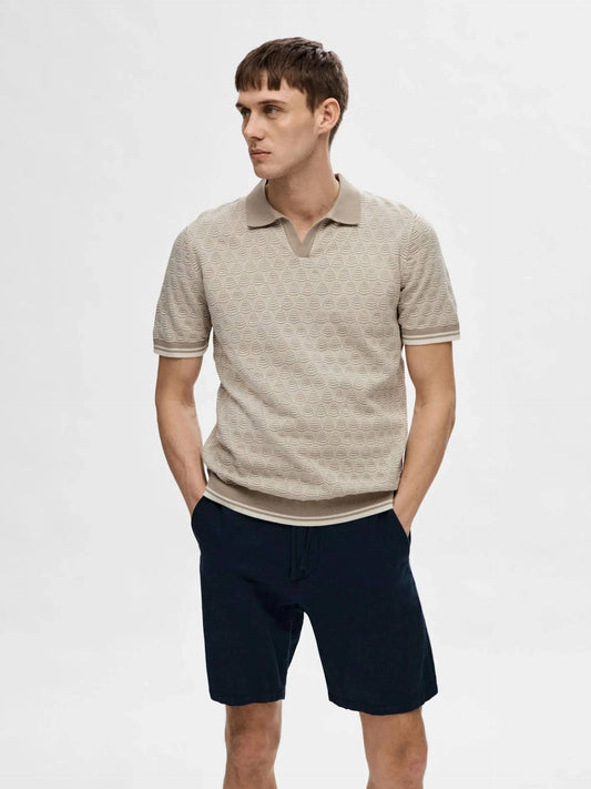 Selected Homme Knit Open Polo - RD1 Clothing