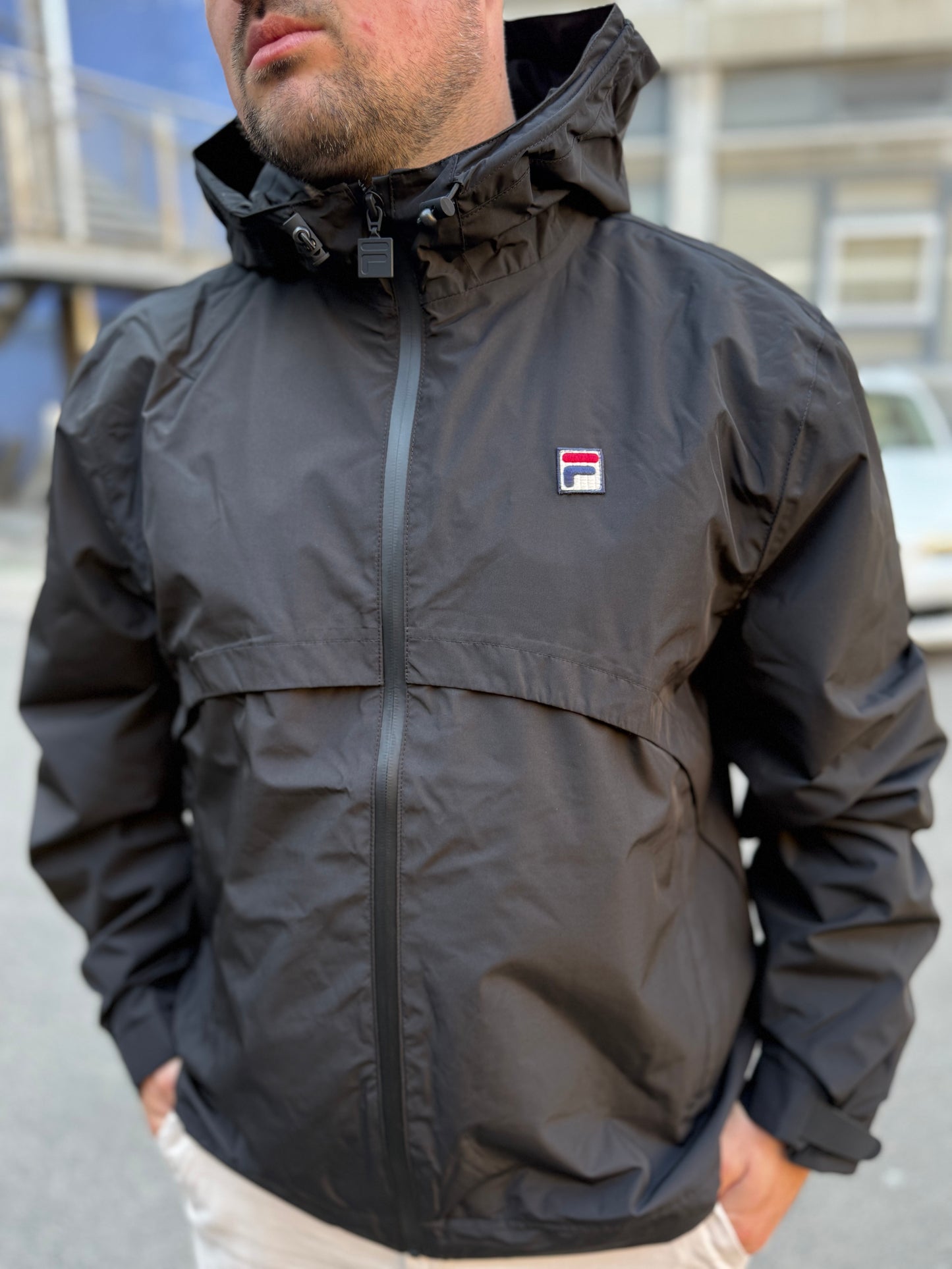 Fila Vintage Marcos Full Zip Jacket Black