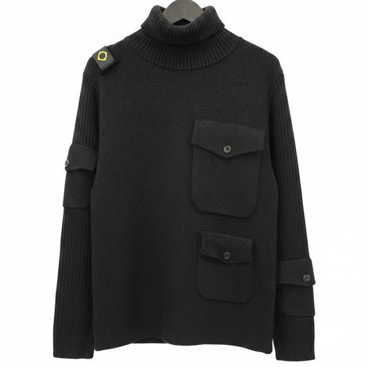 MA.STRUM Traction 5 Pocket Sweater Black
