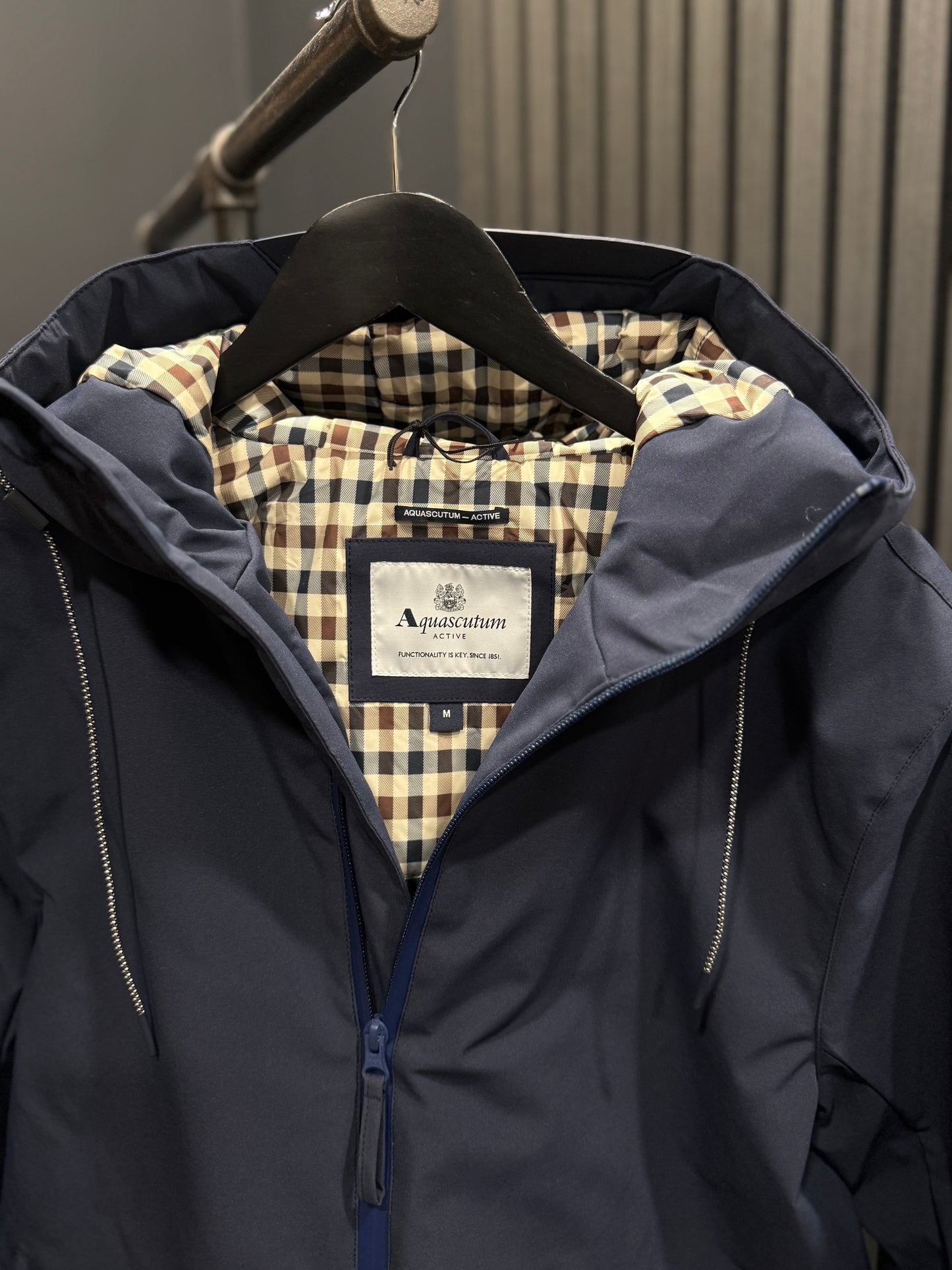 Aquascutum Active Shell Active Mid Parka Navy