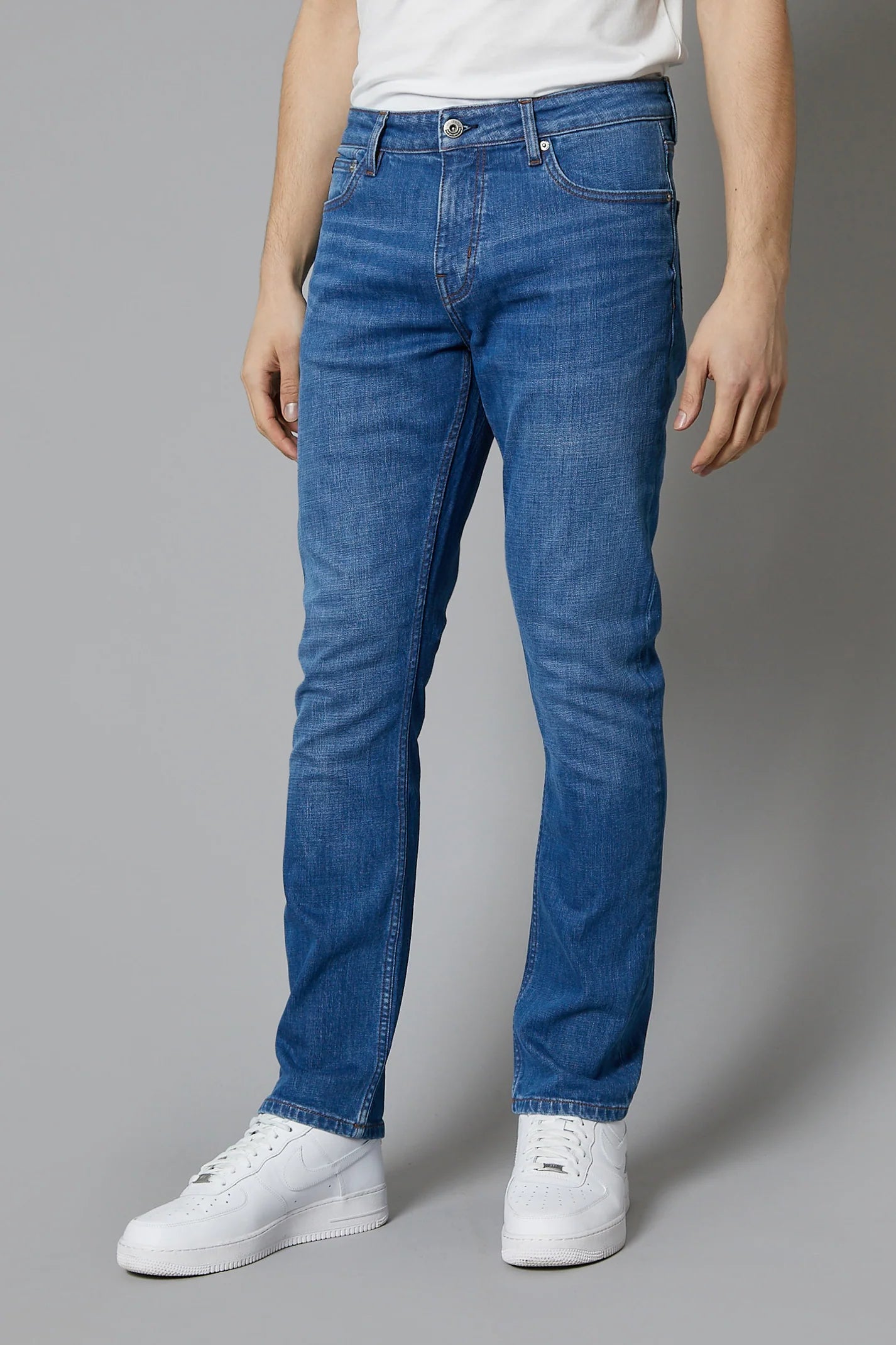DML Alaska Straight fit Jean In Mid Blue - RD1 Clothing