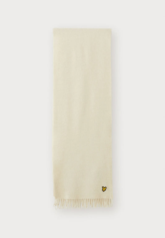 Lyle & Scott Lambswool Blend Scarf Grey Taupe