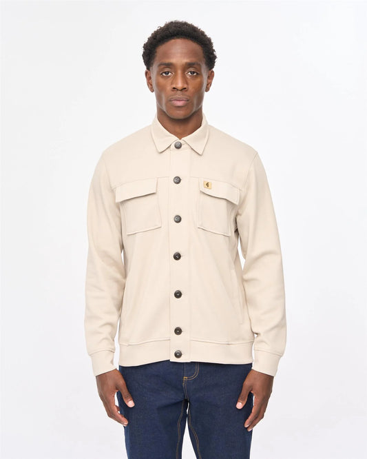 Gabicci Vintage Leigh Overshirt in Cream
