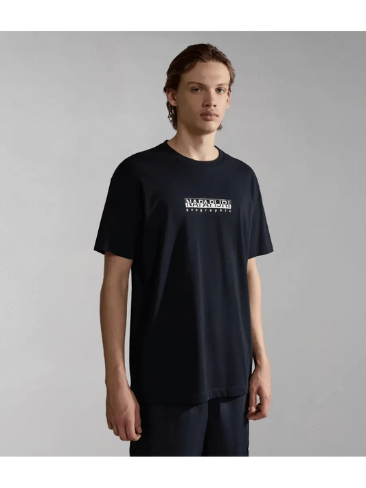 Napapijri Box Tee In Black - RD1 Clothing