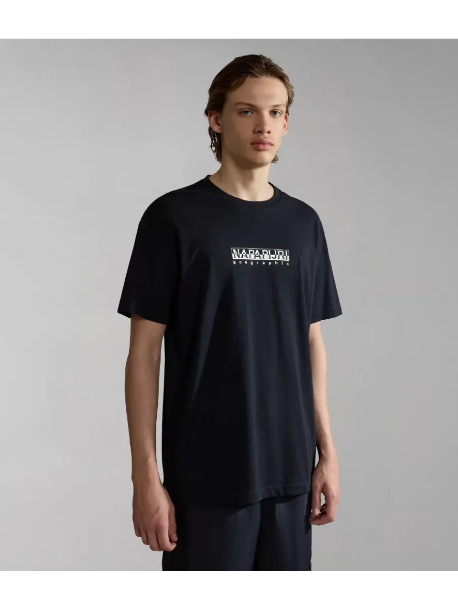 Napapijri Box Tee In Black - RD1 Clothing