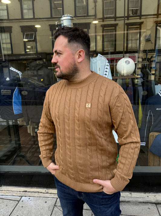 Gabicci Vintage Temor Knitted Jumper Nutmeg