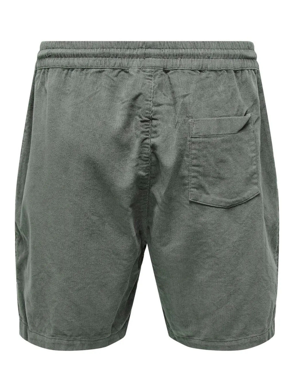 Only & Sons Alfi Relax Cord Shorts Grey