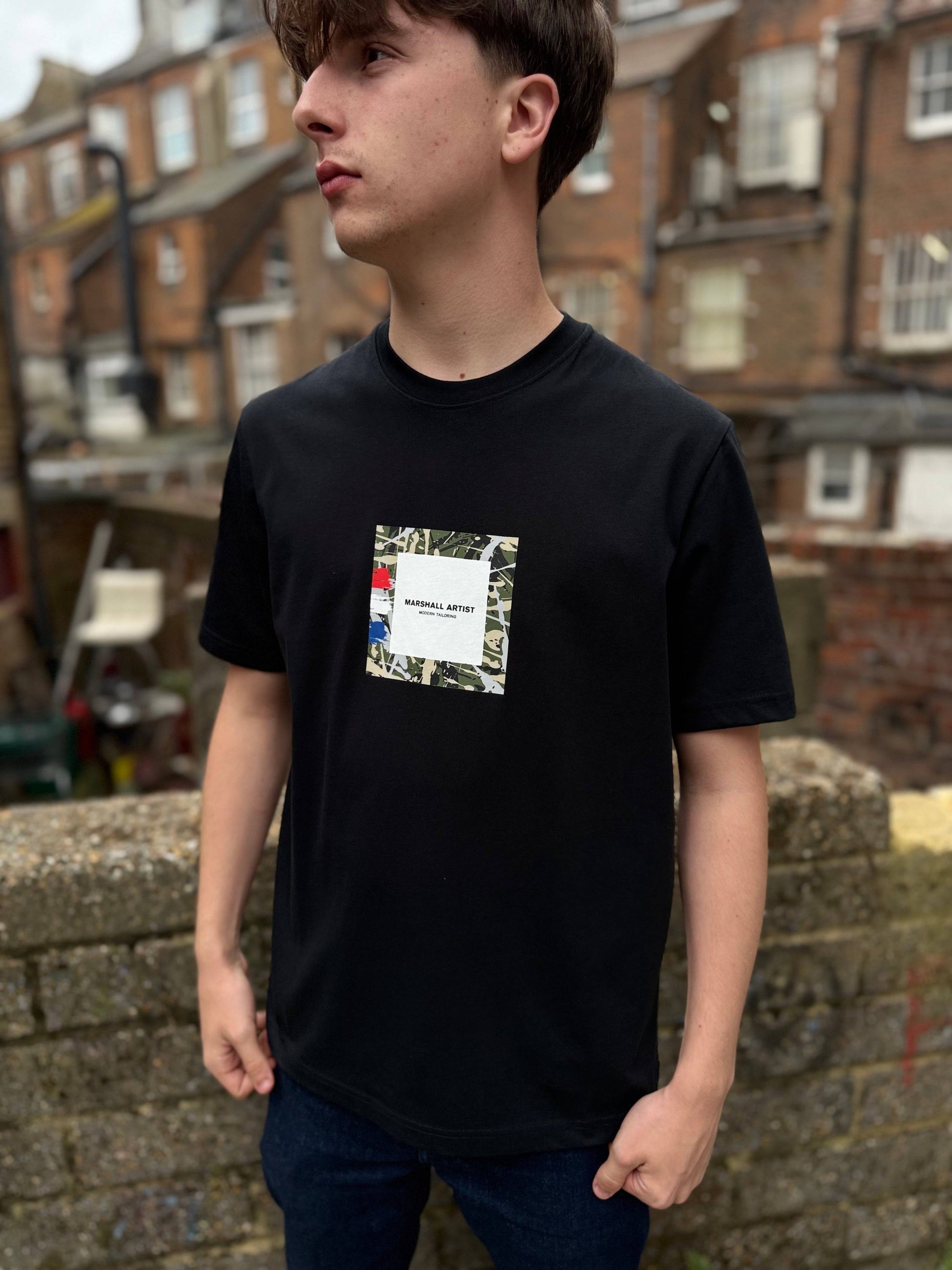 Marshall Artist Adored Box Logo T-Shirt Black - RD1 Clothing