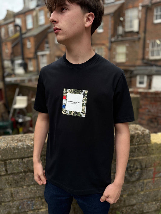 Marshall Artist Adored Box Logo T-Shirt Black - RD1 Clothing