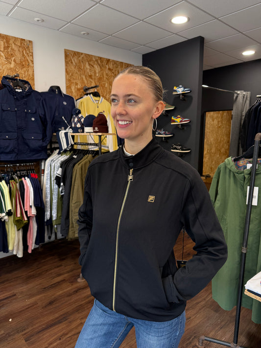 Fila Gold Davey Full Zip Track Top Black