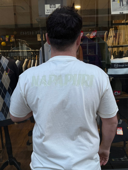 Napapijri S-Umbra T-Shirt White Whisper