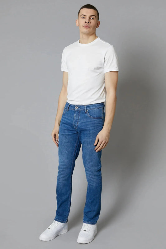 DML Alaska Straight fit Jean In Mid Blue - RD1 Clothing