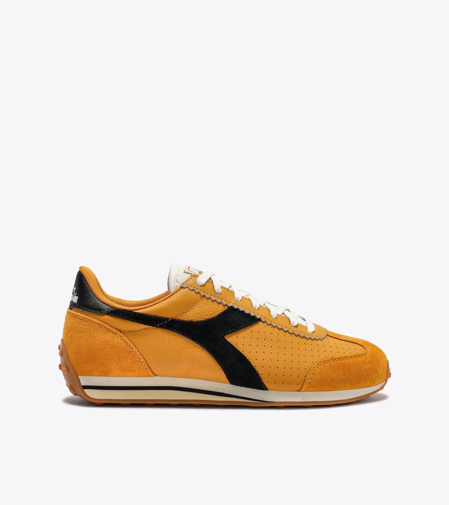 Diadora Rally Punched Orange Mustard