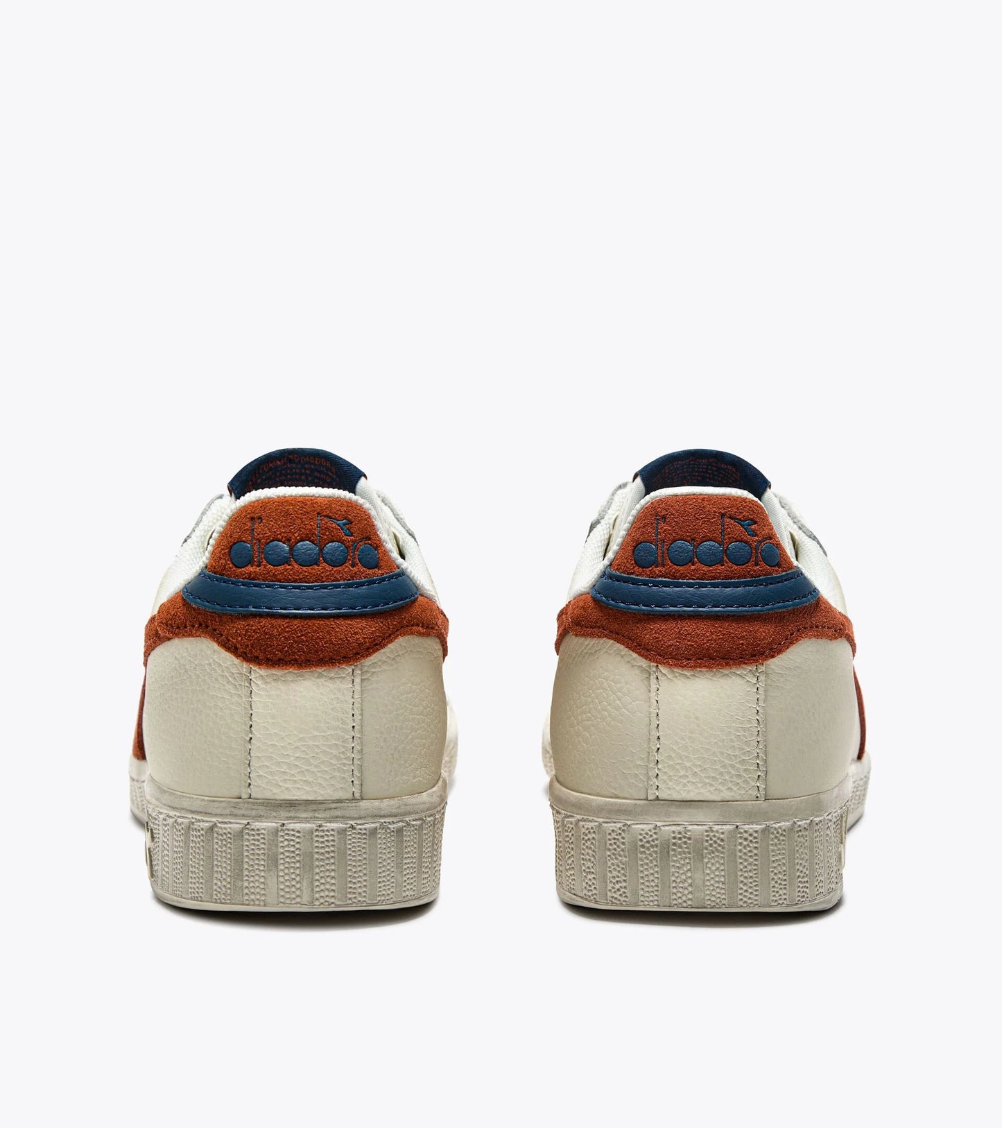 Diadora Game L Low Waxed Suede Pop White/Rust - RD1 Clothing