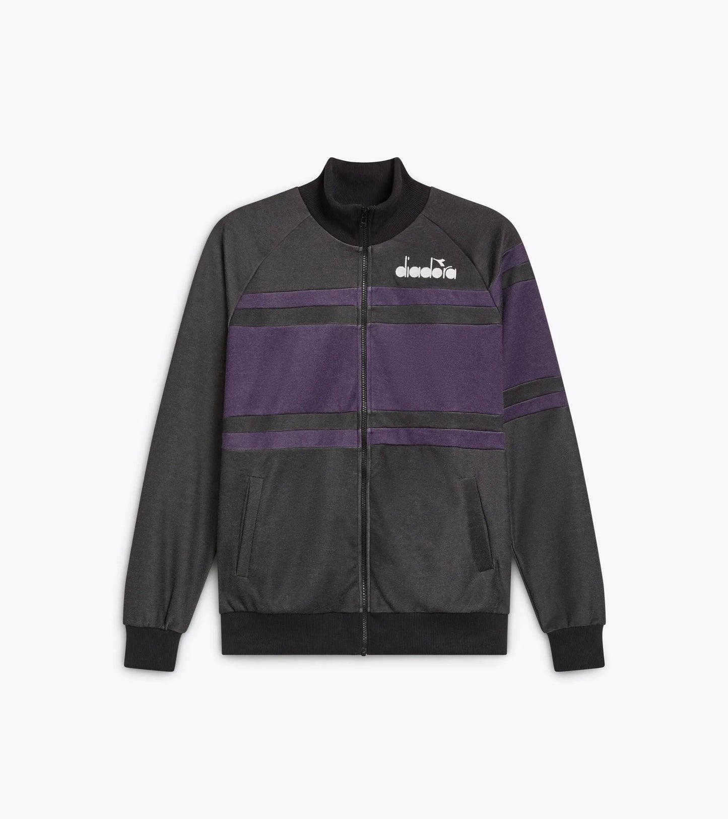 Diadora Jacket 80s In Black/Crown Jewel