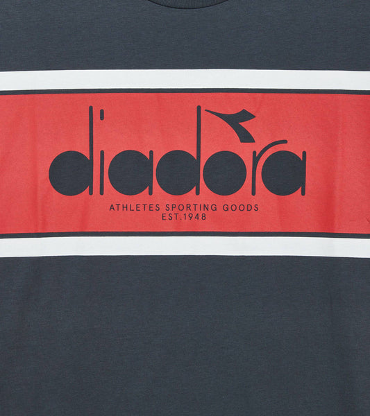 Diadora Logo T-SHIRT Navy/Red - RD1 Clothing