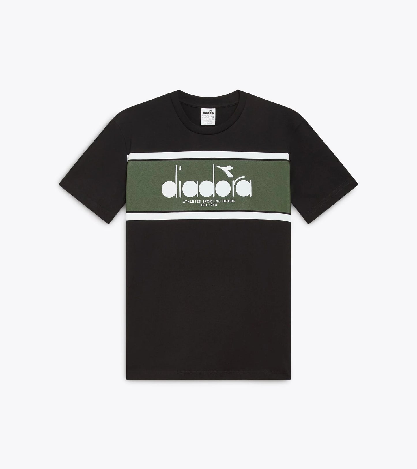 Diadora Logo T-Shirt Green Rifle - RD1 Clothing