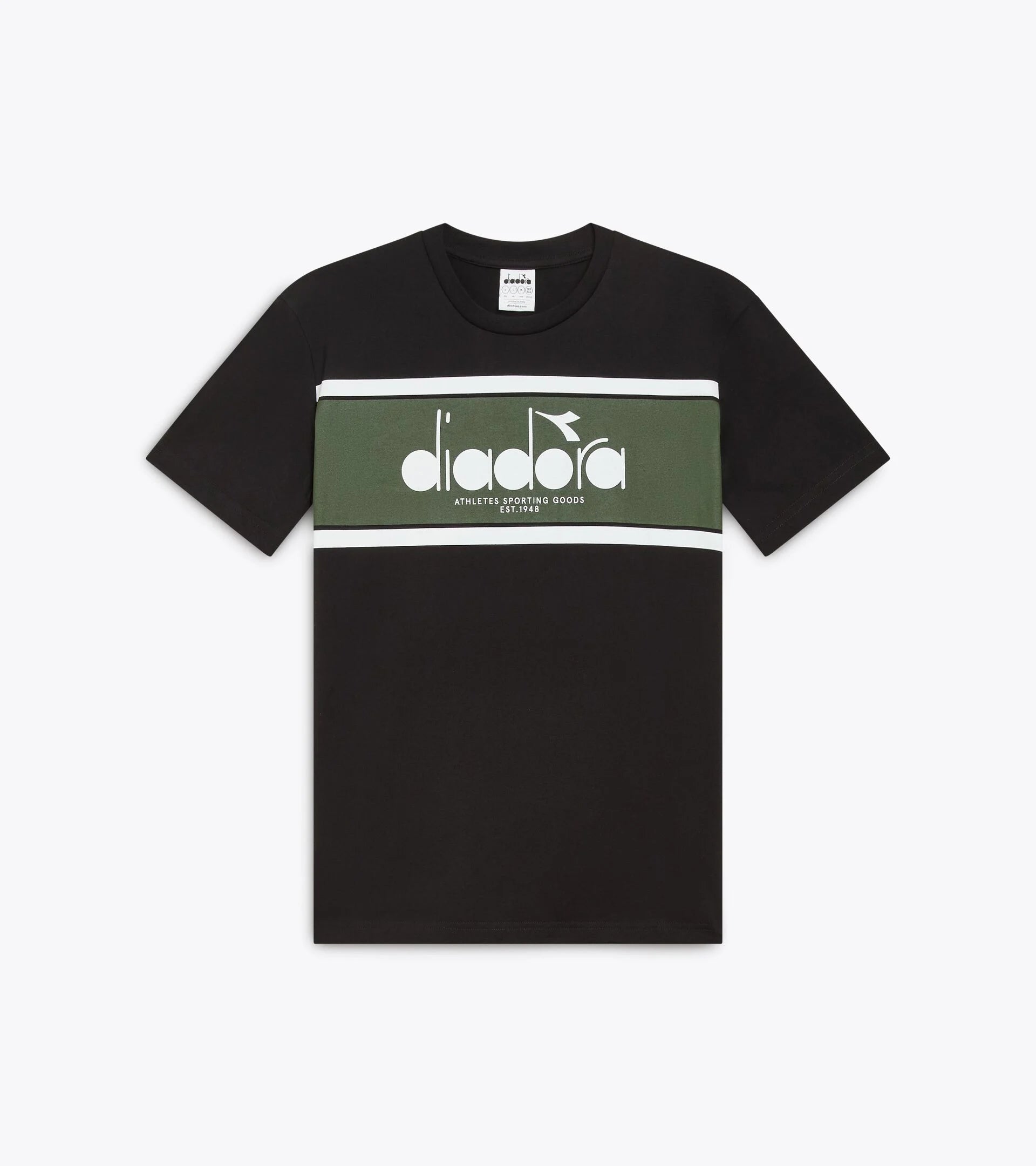 Diadora Logo T-Shirt Green Rifle - RD1 Clothing