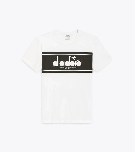 Diadora Logo T-SHIRT White/Black - RD1 Clothing