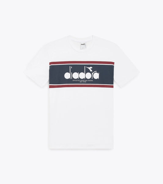 Diadora Logo T-Shirt Super White/Empire Red