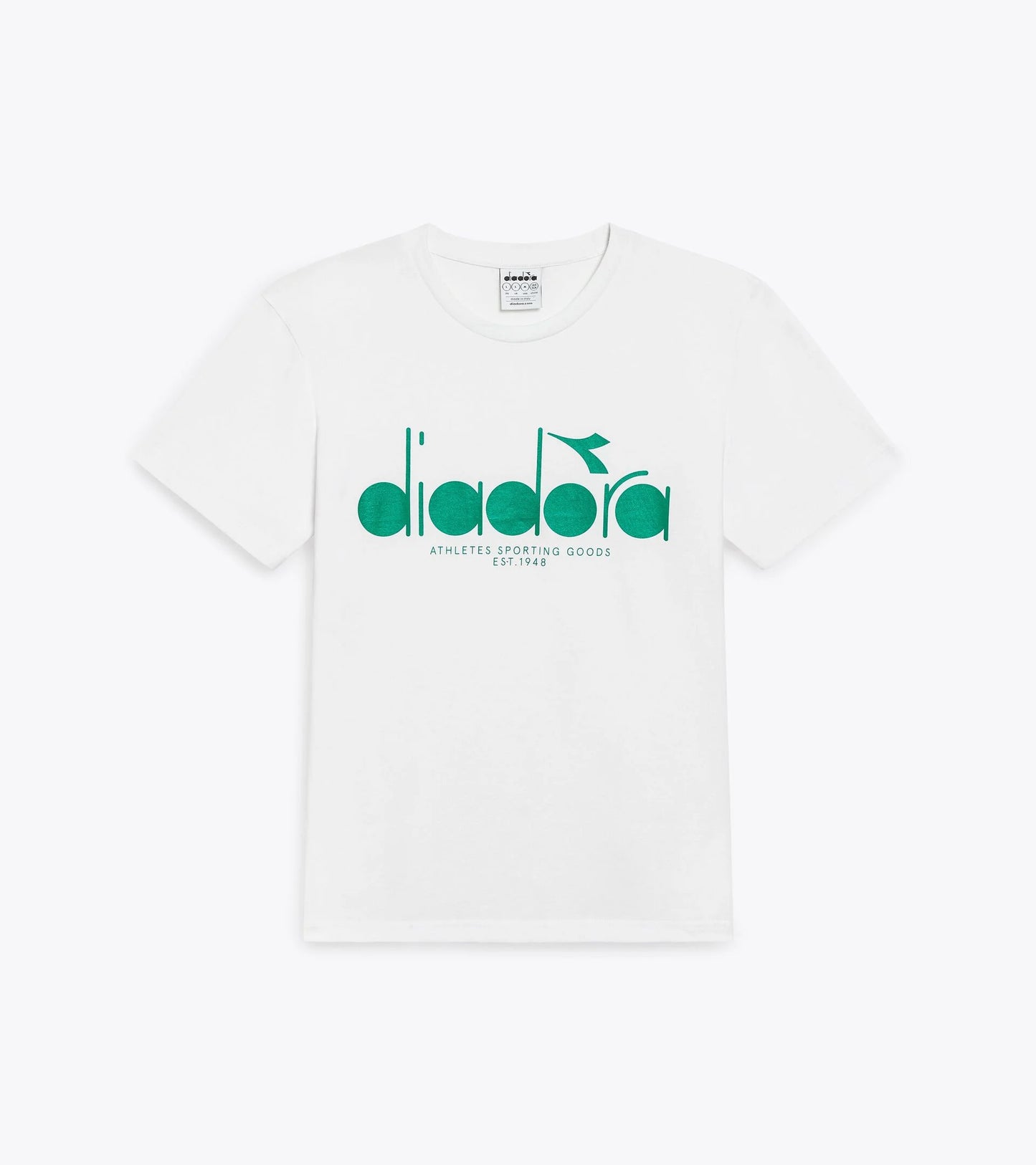 Diadora Logo T-SHIRT White/Green