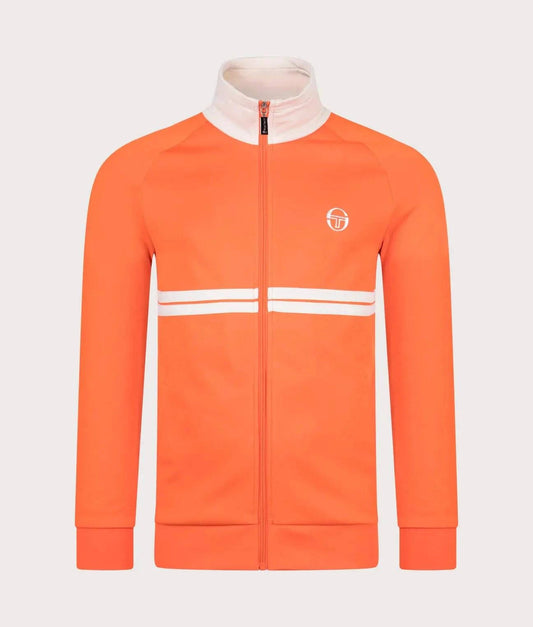 Sergio Tacchini Dallas Track Top In Dragonfire/ Buttercream