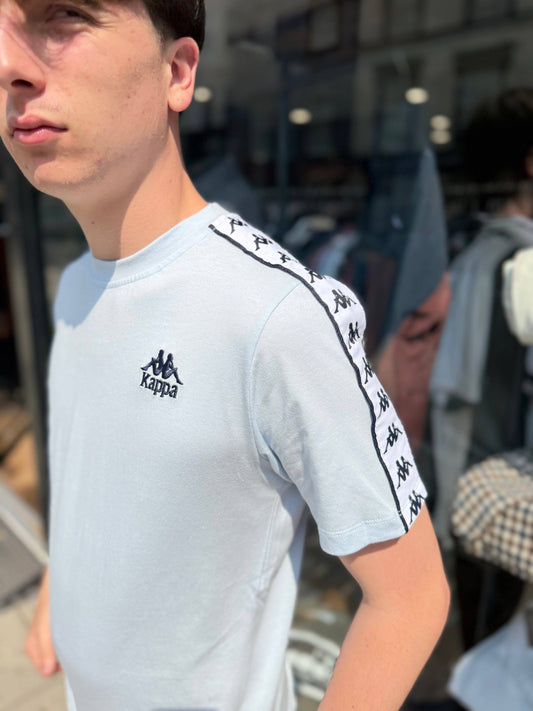 Kappa Umara T-Shirt Blue Azure/White - RD1 Clothing