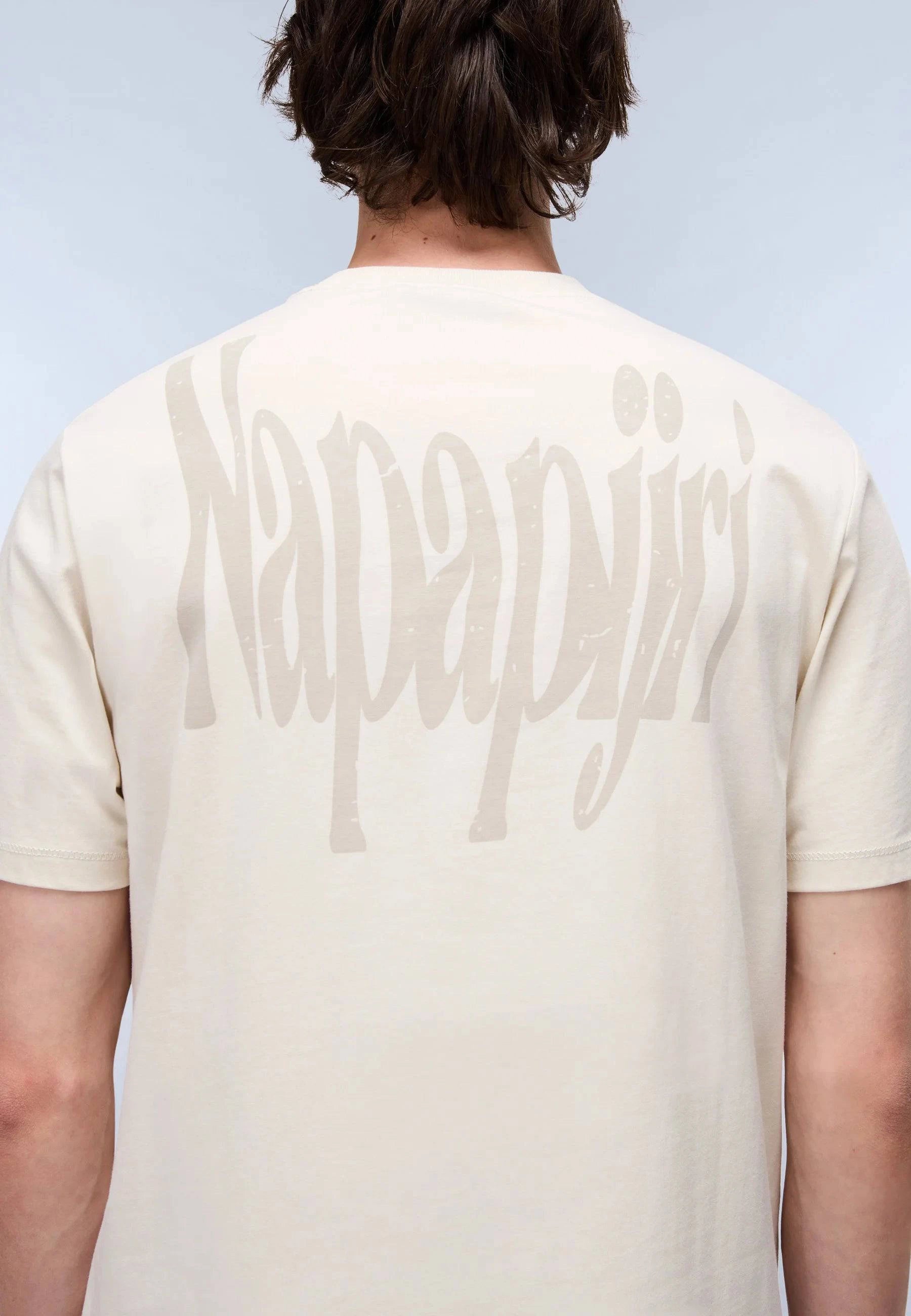 Napapijri S-Turrach T-Shirt Ecru - RD1 Clothing