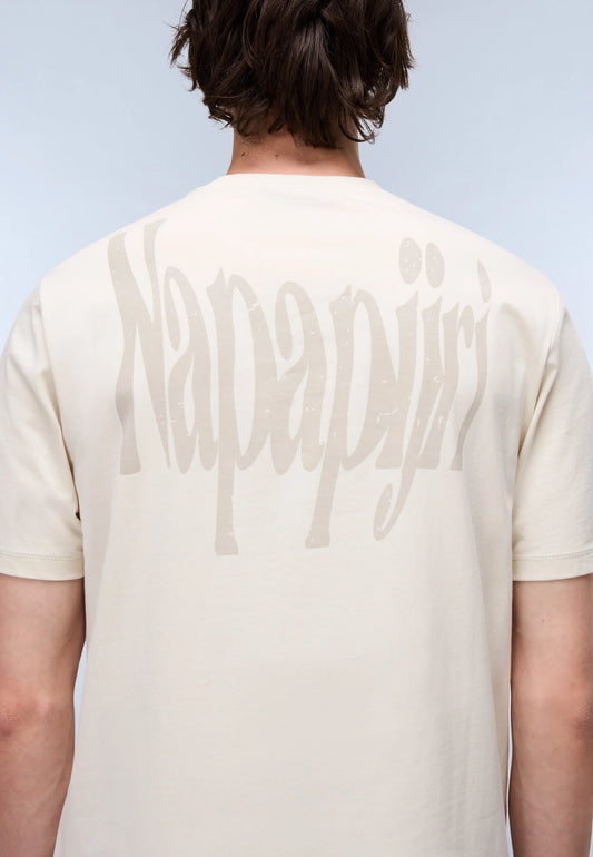 Napapijri S-Turrach T-shirt Ecru