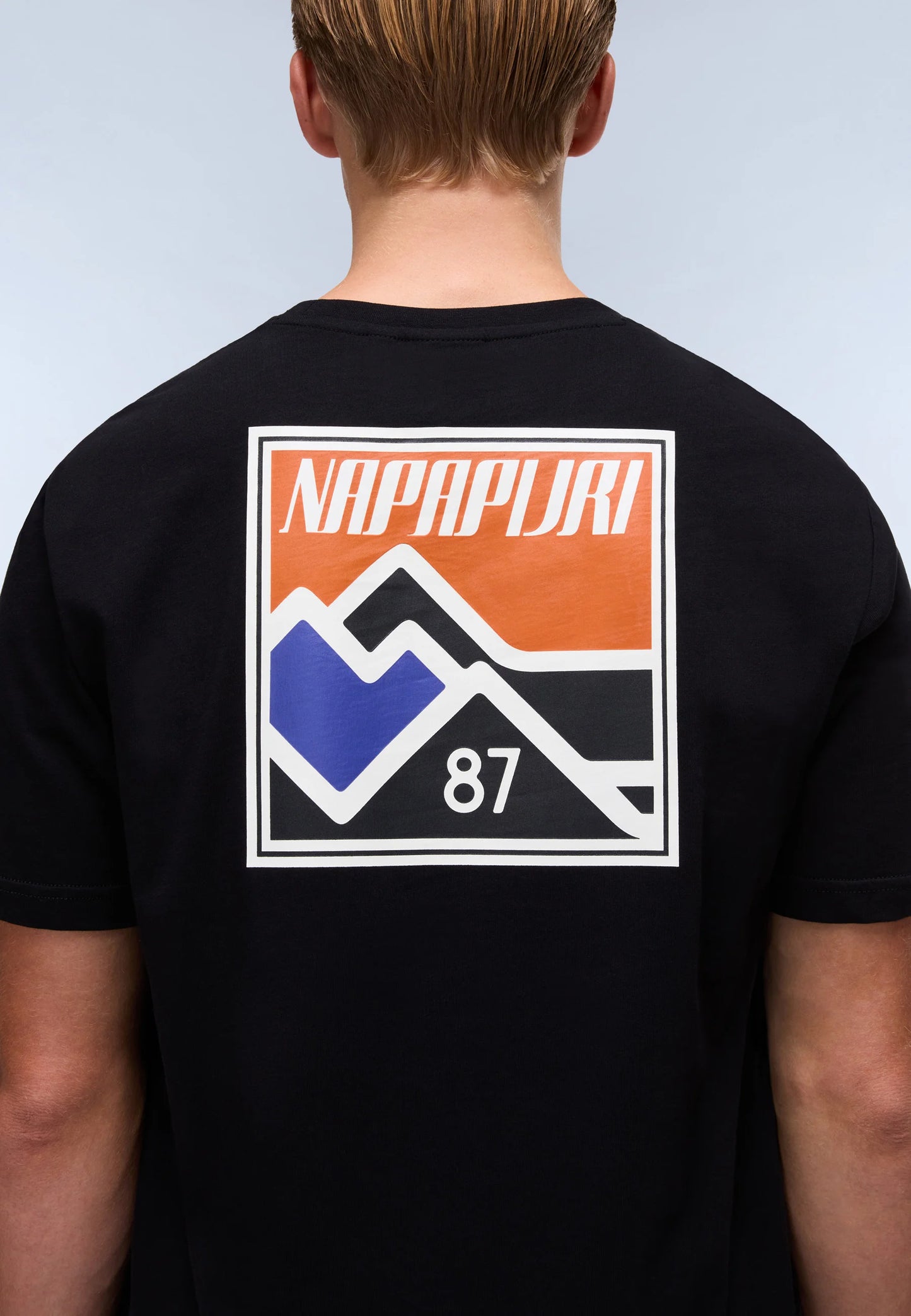 Napapijri Guide Printed T-Shirt Black Beauty