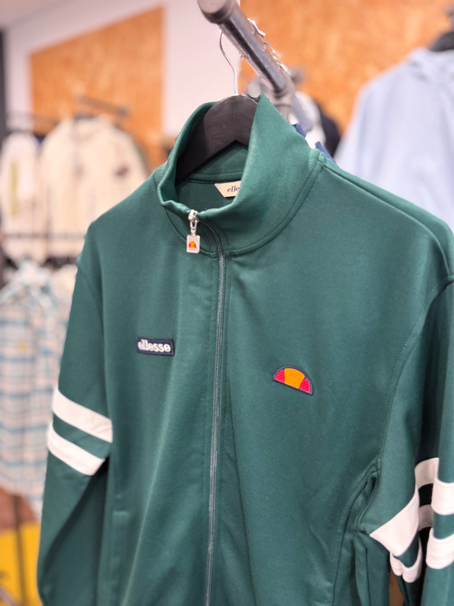 Ellesse Roma Track Top Dark Green