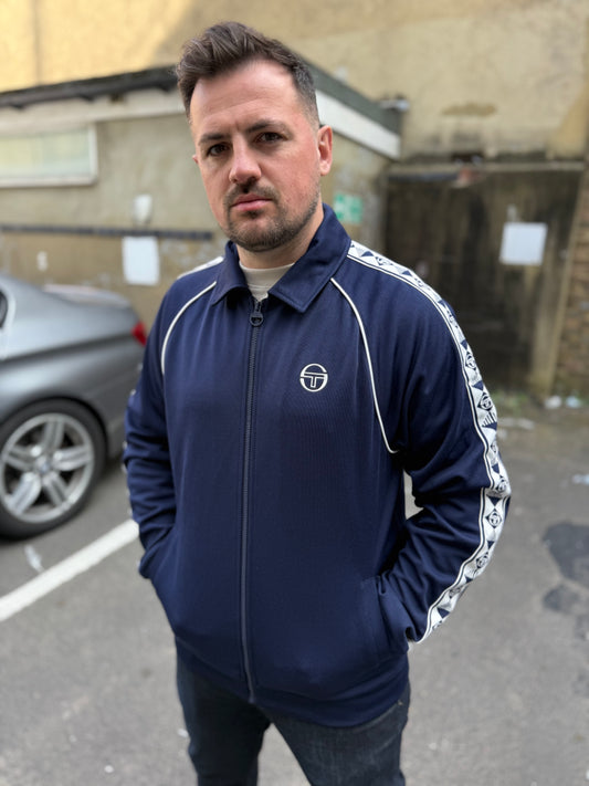 Sergio Tacchini Sarto Tape Track Top Navy