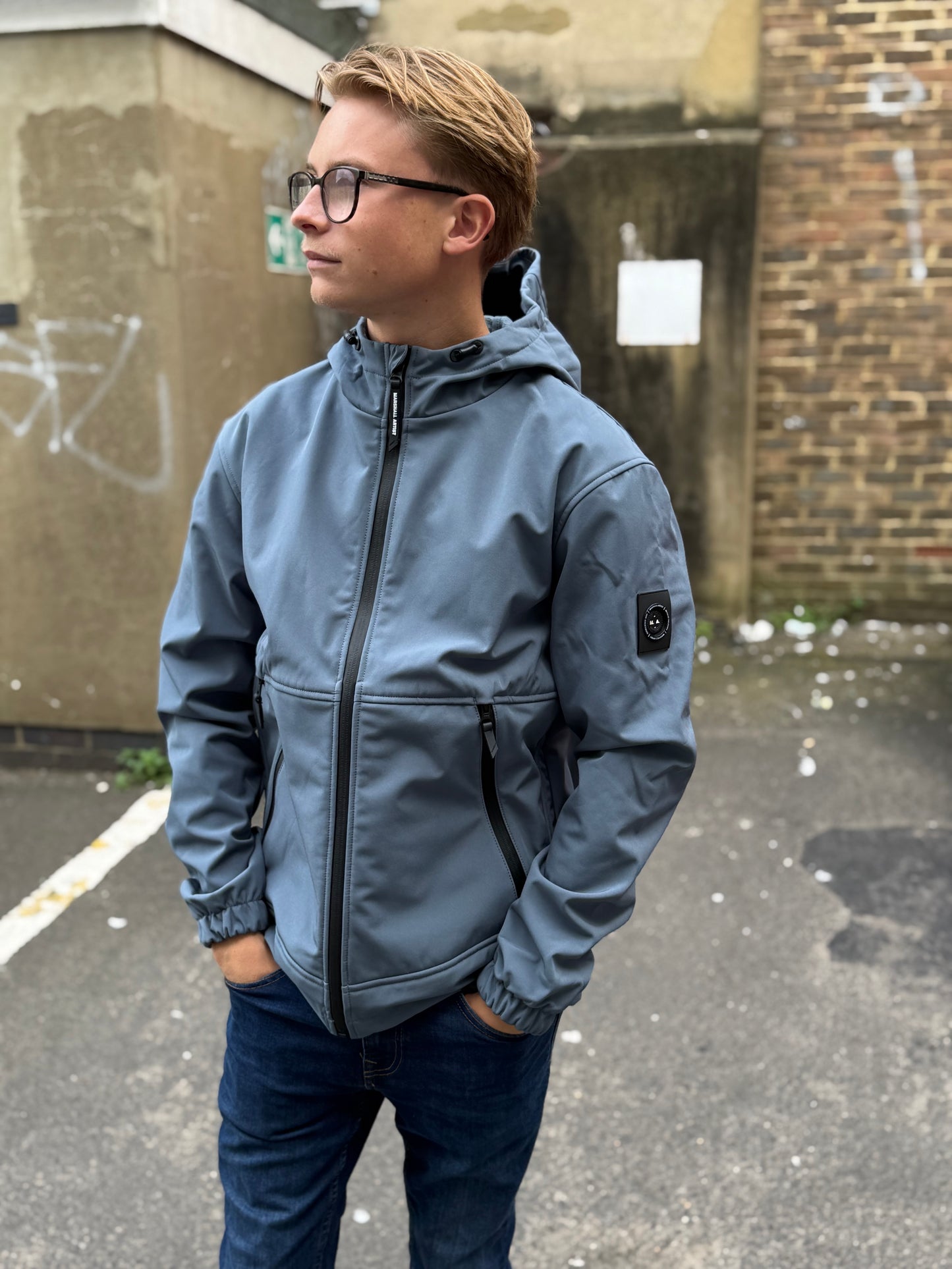 Marshall Artist Prova Softshell Jacket Storm Grey