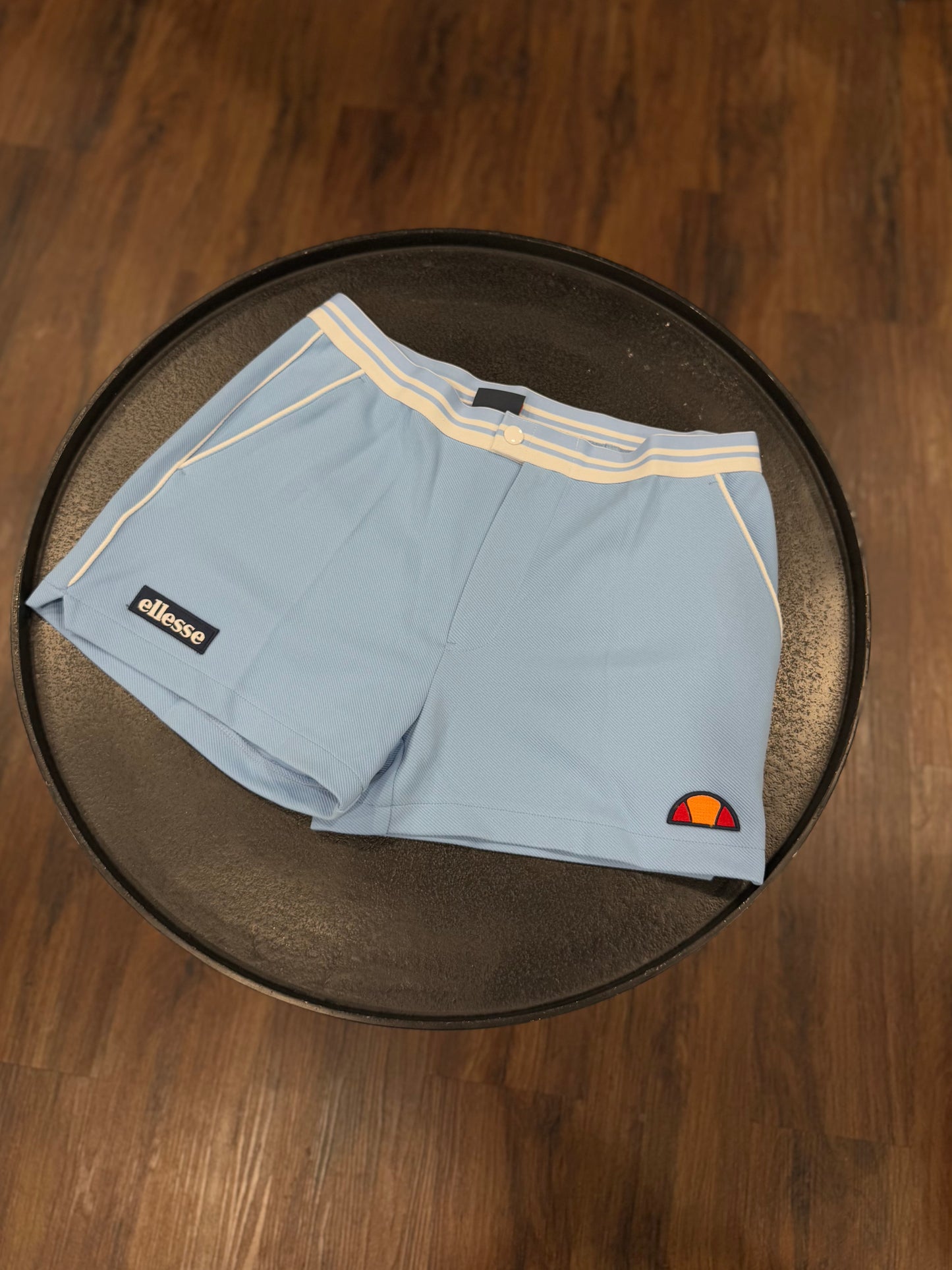 Ellesse 80s Tennis Shorts Light Blue