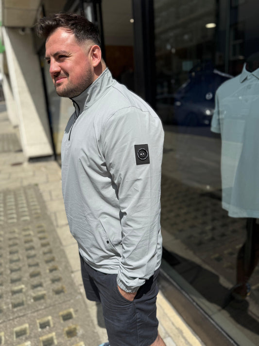 Marshall Artist Lennox Quarter Zip Monument Grey - RD1 Clothing