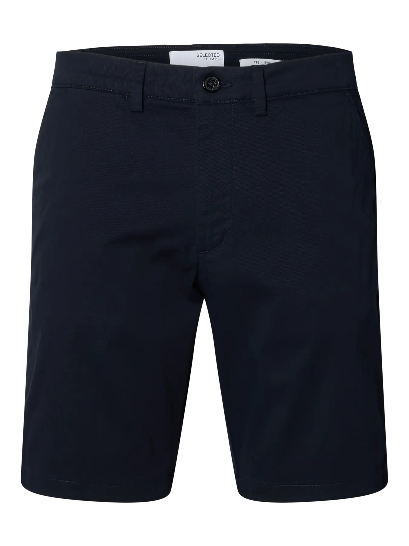 Selected Slim-Miles Flex Chino Shorts Navy - RD1 Clothing