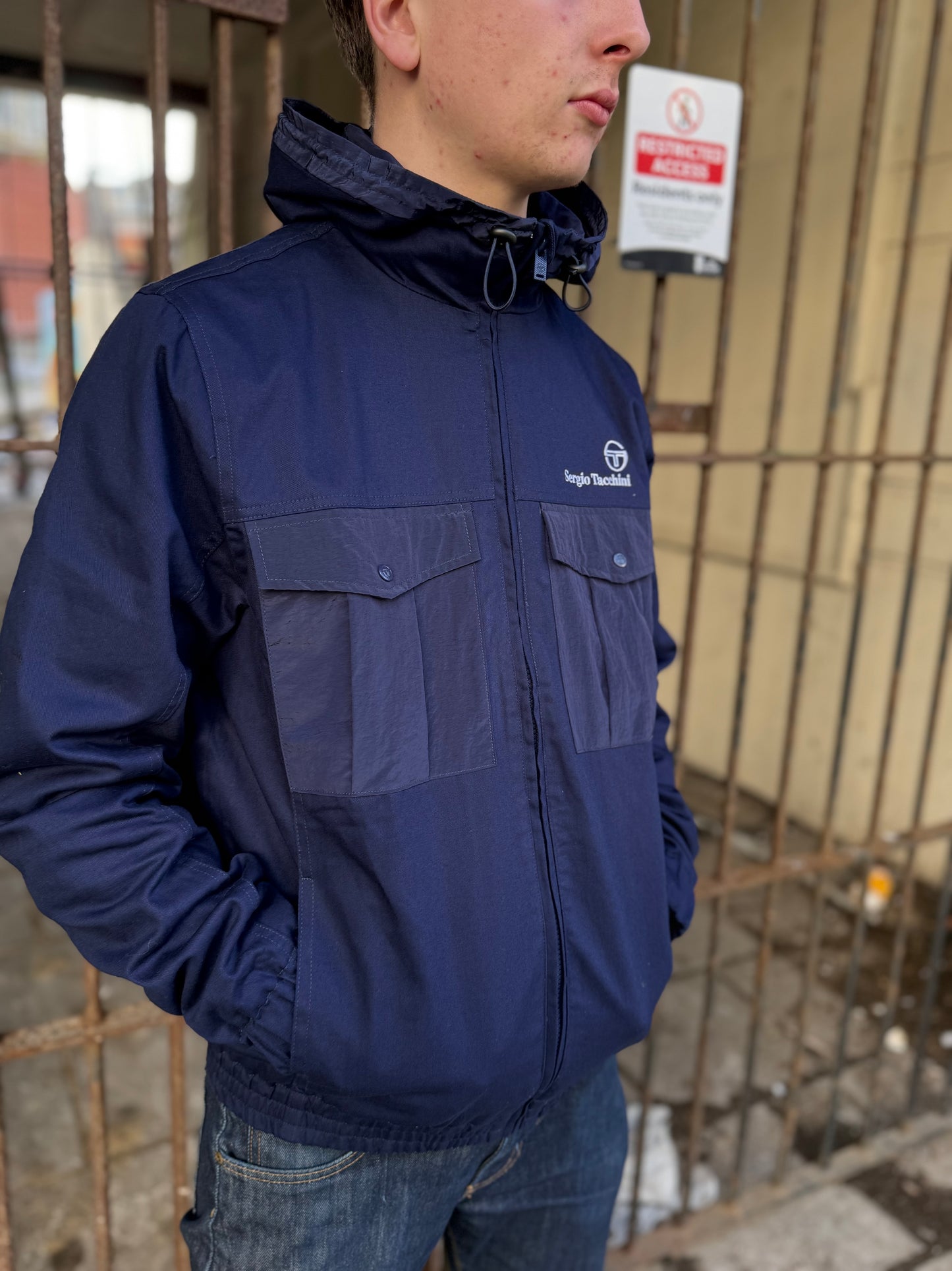 Sergio Tacchini Dario Hoodie in Maritime Blue