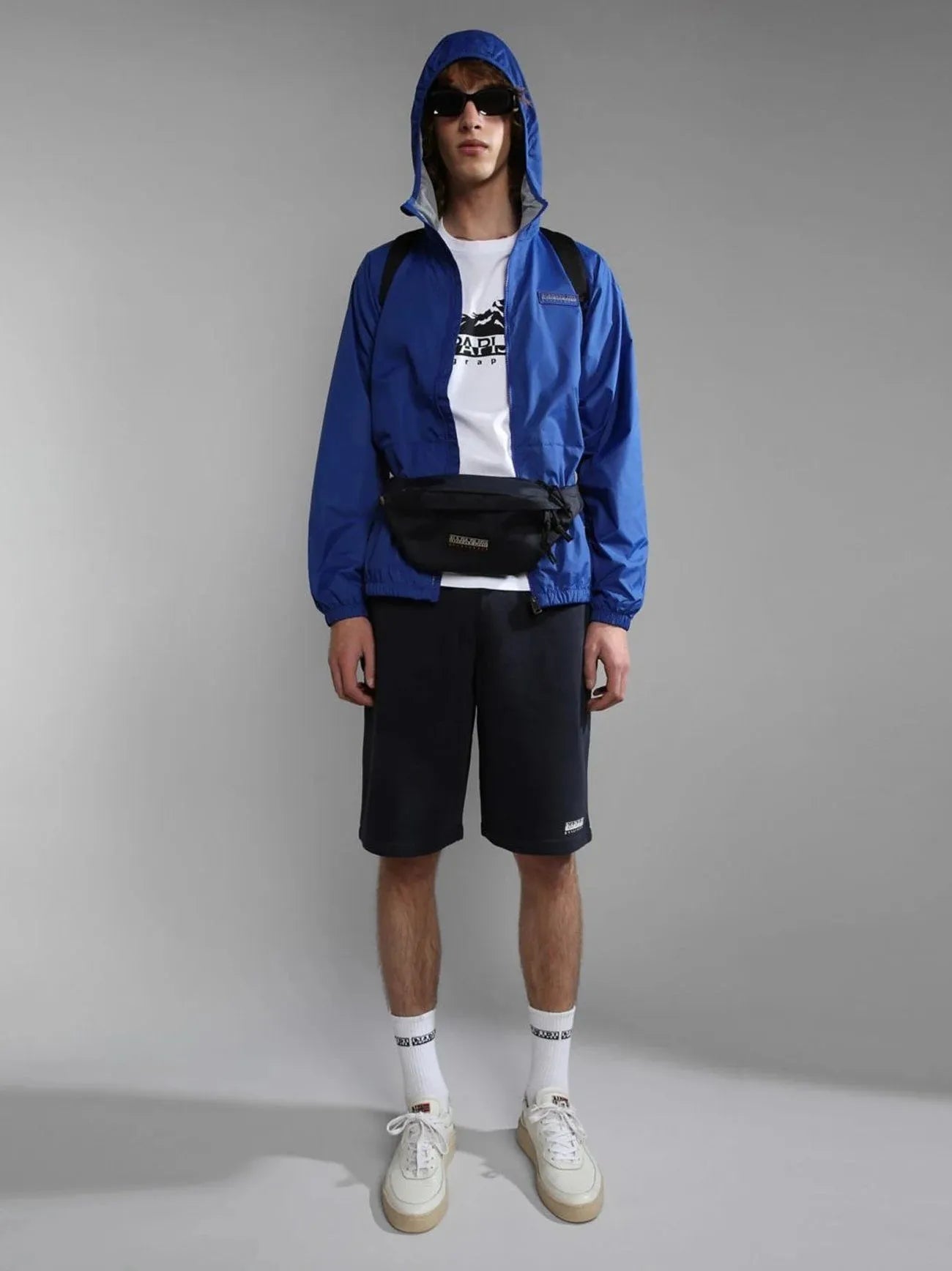 Napapijri Box Shorts In Blue Marine