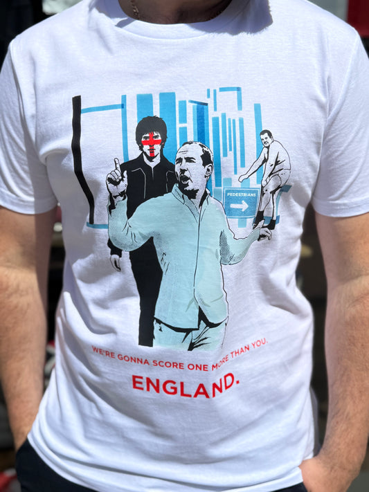 Pre-order: RD1 Nah Nah England T-Shirt in White
