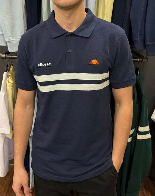 Ellesse Muccia Polo Navy/Light Blue - RD1 Clothing