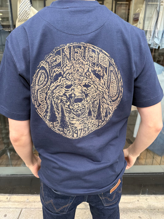 Penfield Wilde Bear T-Shirt Navy
